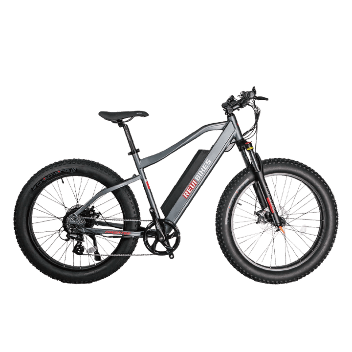 REVI Predator 750w Step Over Ebike 26x4 Fat Tire Electric Fat Tire Mountain eBike - Mountain eBike - REVI|MOUNT|BLACK|0033 eBike Super Shop