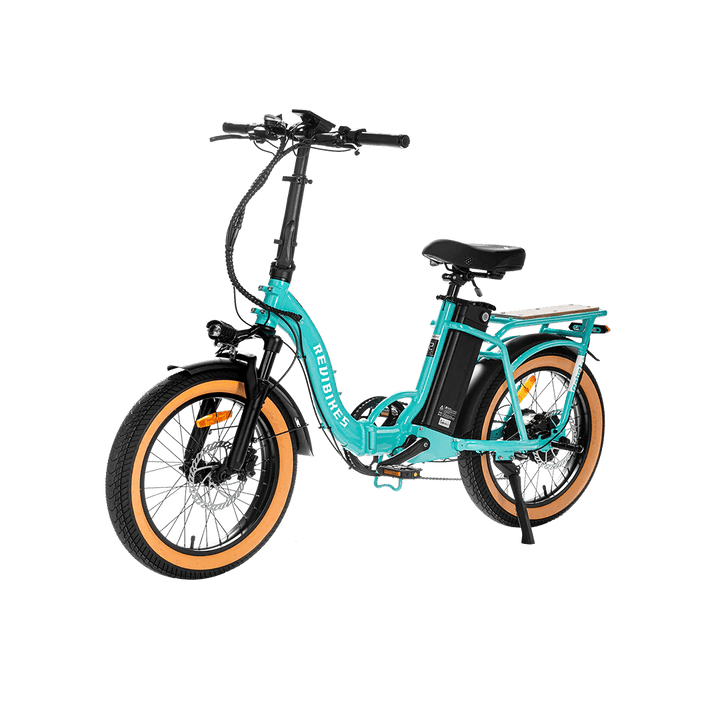 REVI Rebel 2 750w Step Thru Ebike 20x3 Fat Tire Electric Folding eBike - Folding Ebike - eBike Super Shop