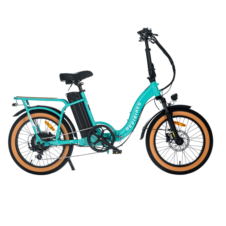 REVI Rebel 2 750w Step Thru Ebike 20x3 Fat Tire Electric Folding eBike - Folding Ebike - eBike Super Shop