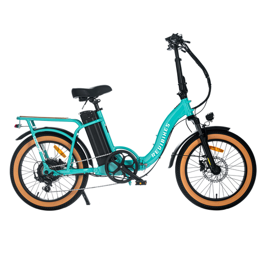 REVI Rebel 2 750w Step Thru Ebike 20x3 Fat Tire Electric Folding eBike - Folding Ebike - eBike Super Shop