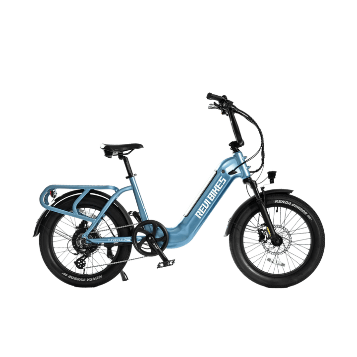 REVI Runabout 2 750w Step Thru Ebike 20x3 Fat Tire Mini Electric Cargo eBike - Cargo eBike - eBike Super Shop