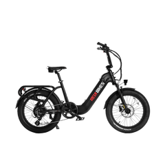 REVI Runabout 2 750w Step Thru Ebike 20x3 Fat Tire Mini Electric Cargo eBike