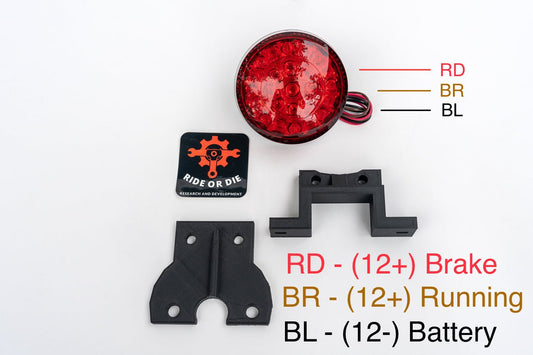Ride or Die Brake Light Kit - Brake Light - 6710130774c04 eBike Super Shop