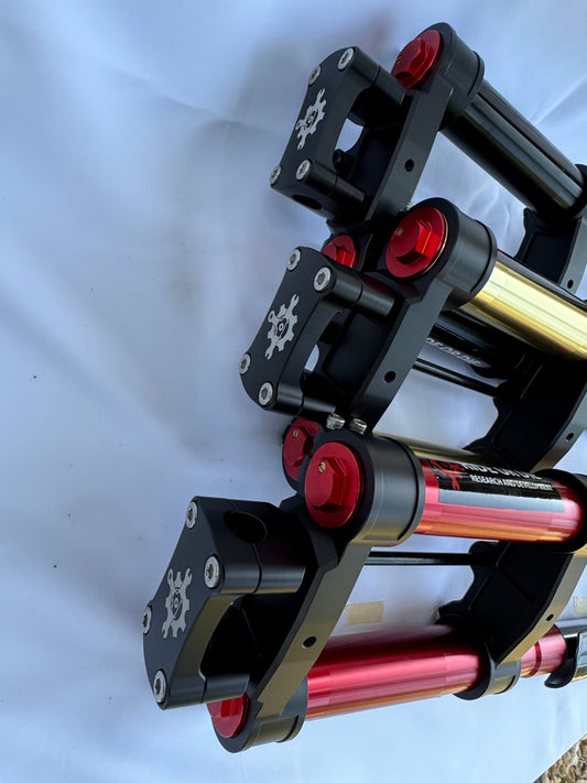 Ride or Die Premium Fully Bolt - On Suspension Upgrade Kit - Razor Forks - P - FRBKBLKCUST630 eBike Super Shop