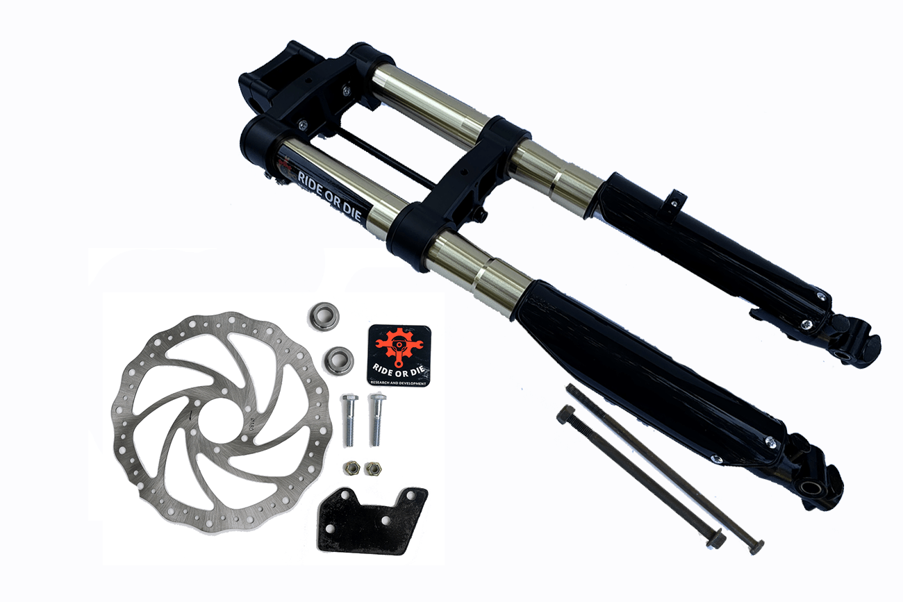 Ride or Die Premium Fully Bolt-On Suspension Upgrade Kit - eBike Super Shop - Motorcycle Fork Upgrade For Electric
