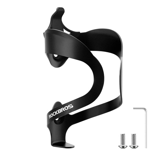 ROCKBROS Lightweight Alloy Bike Water Bottle Holder for Road  Mountain Bikes