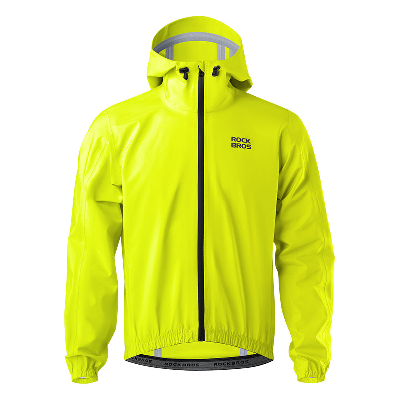 ROCKBROS Men's Cycling Running Windbreaker Windproof Jacket Lightweight High Visibility