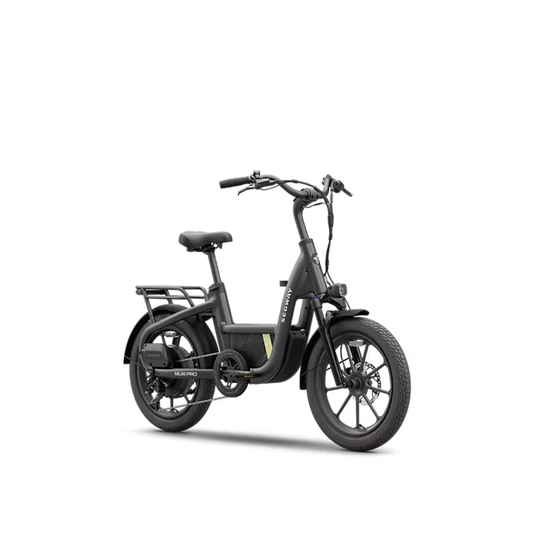 Segway Muxi Pro electric scooter in anthracite color, side view, displayed on a white background.