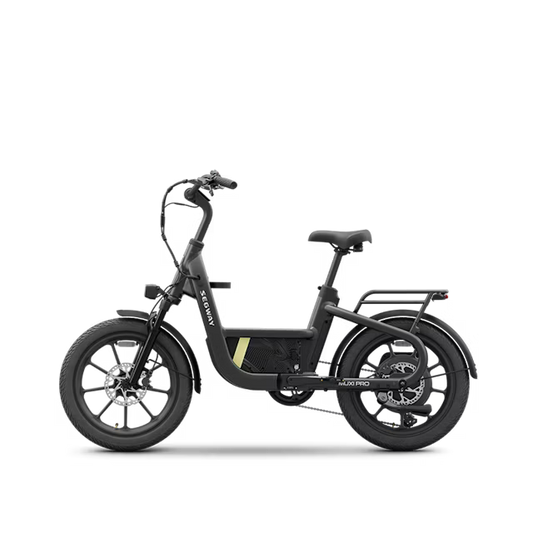 Segway Muxi Pro electric scooter in anthracite color, side view, on a white background