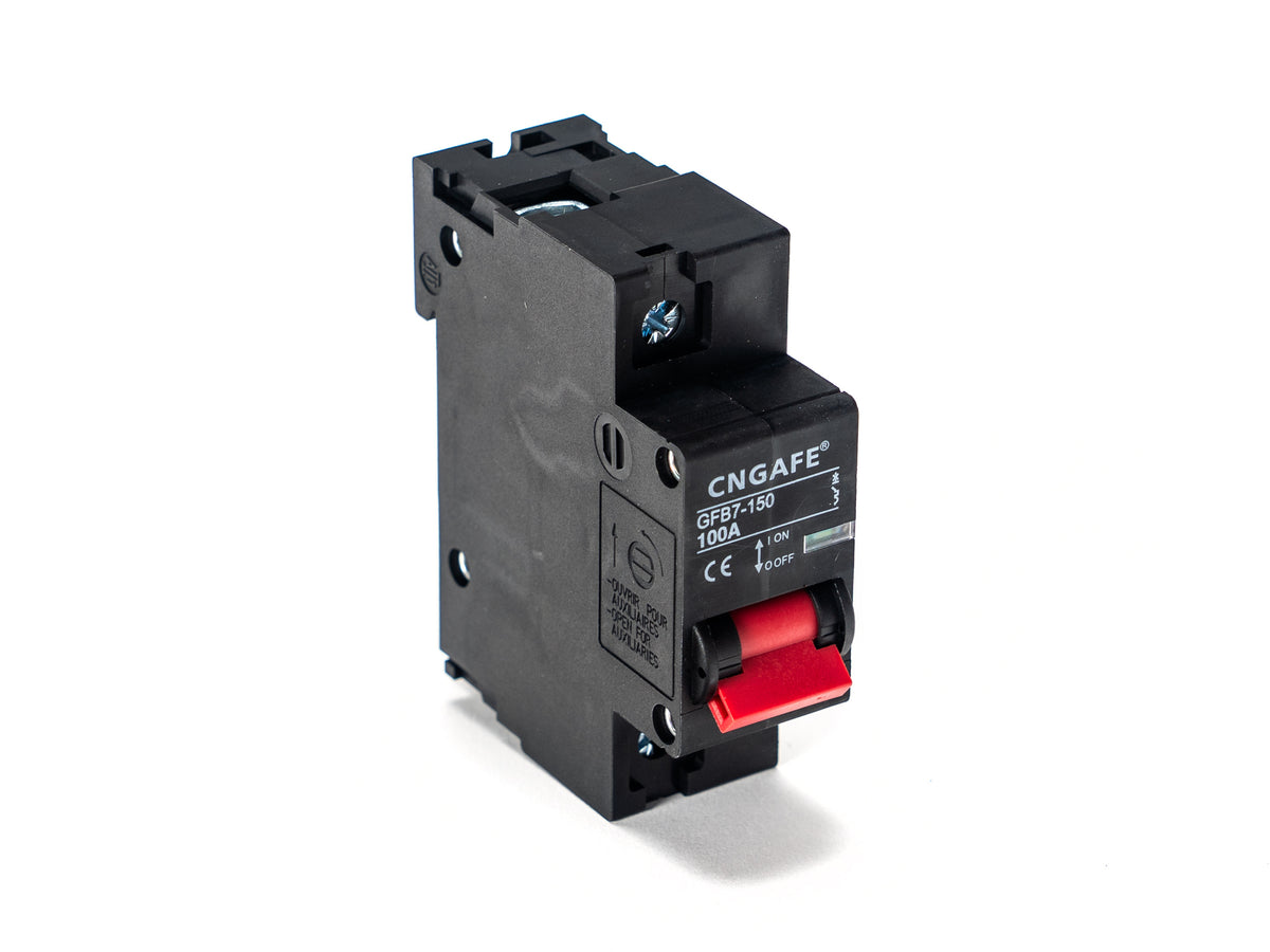 Stomp Ebox EBX Air Breaker Switch, front view showing switch mechanism and labeled panel