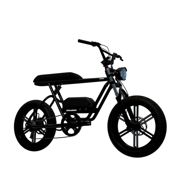 SUPERHUMAN Bomber 750 w Moto Ebike 20x4.5 Electric Moto Style eBike - Bike - eBike Super Shop