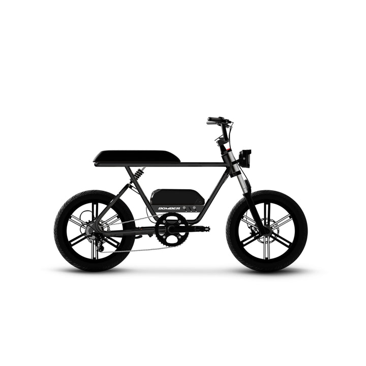 SUPERHUMAN Bomber 750 w Moto Ebike 20x4.5 Electric Moto Style eBike - Bike - eBike Super Shop