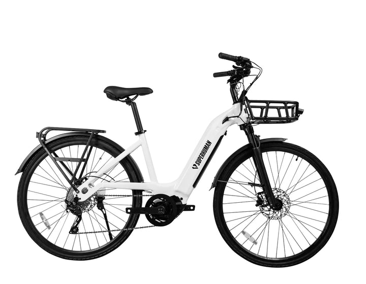 SUPERHUMAN Moonrider 500 w Step Thru Ebike 28x1.6 Road Electric Town eBike - Beach Cruiser eBike - eBike Super Shop