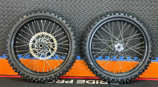 Surron eMoto Wheel Set CST Knobby 17"/17" Front & Rear Wheel & Tire Set for Electric Dirt Bikes *Does not include rotor or sprocket* - Surron Wheel & Tire Set - EBIKE|2776 eBike Super Shop