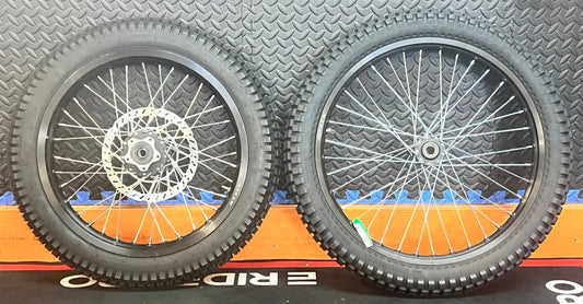 Surron eMoto Wheel Set Shinko 241 Dual Sport 17"/19" Front & Rear Wheel & Tire Set for Moto Bikes *Does not include rotor or sprocket* - Surron Wheel & Tire Set - EBIKE|2763 eBike Super Shop