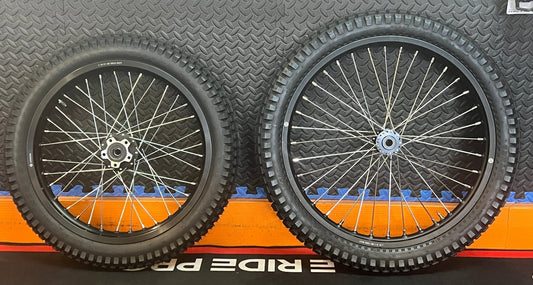Surron eMoto Wheel Set Shinko 241 Dual Sport 18"/19" Front & Rear Wheel & Tire Set for Moto Bikes *Does not include rotor or sprocket* - Surron Wheel & Tire Set - EBIKE|2782 eBike Super Shop