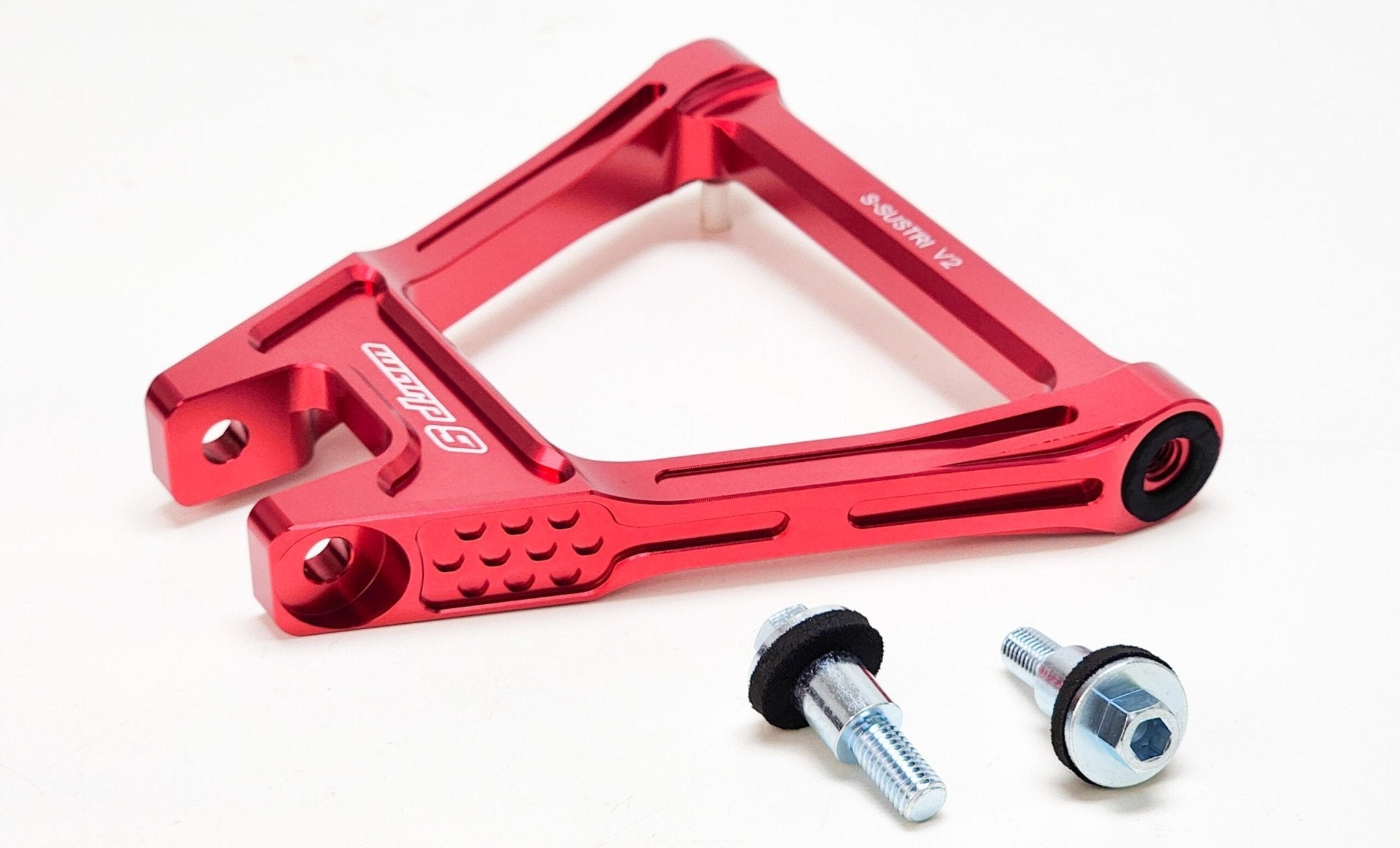 Surron Rear Suspension Triangle by Warp 9 - RED - eBike Super Shop