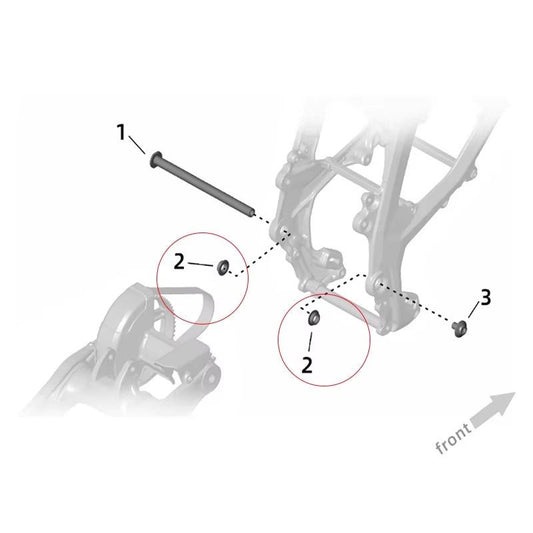 Surron Ultra Bee Frame Bushing - physical - UB-FB eBike Super Shop