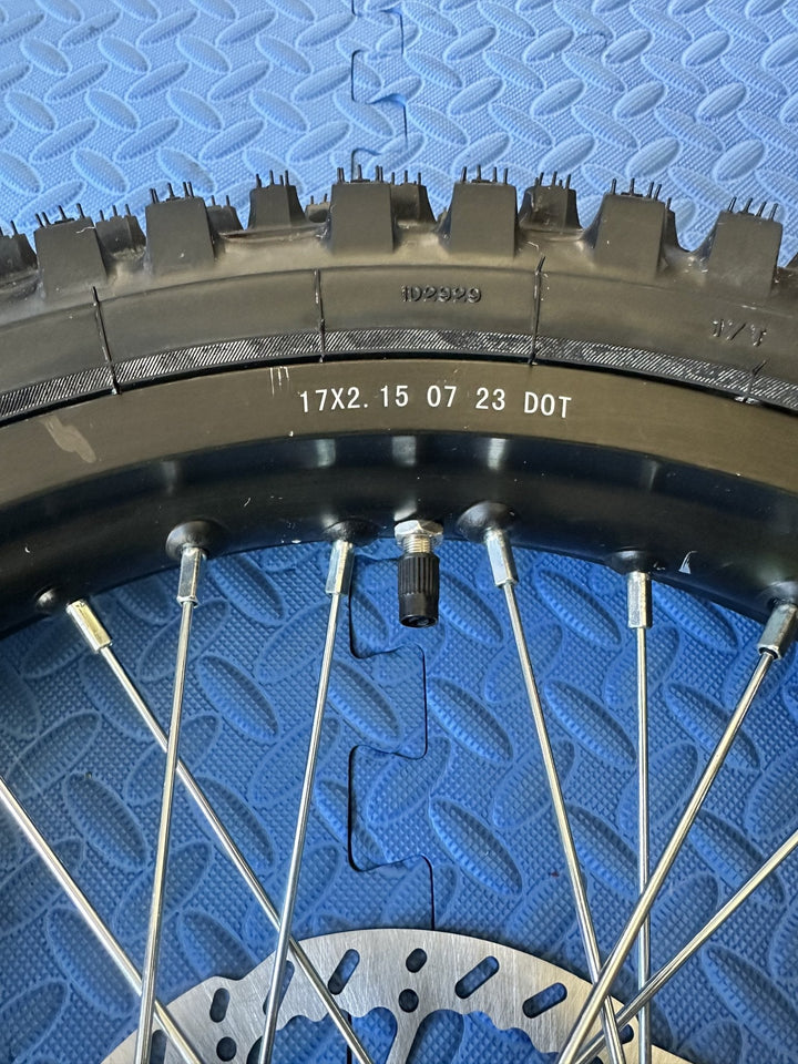 electric wheel for a bicycle Talaria eMoto Wheel Set CST Knobby 17" Rear Wheel & Tire Set for Electric Dirt Bikes *Does not include rotor or sprocket*