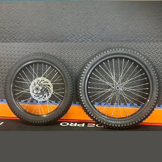 Talaria eMoto Wheel Set Shinko 241 Dual Sport 19"/21" Front & Rear Wheel & Tire Set for Moto Bikes *Does not include rotor or sprocket* - Talaria Wheel & Tire Set - EBIKE|2816 eBike Super Shop