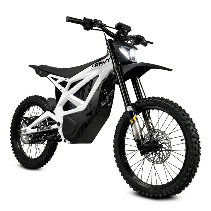 THRONE CYCLES THRONE SRPNT 10000 W Moto eBike 70x100 / 80x100 0ff - road Electric Dirt Bike - Electric Dirt Bike - THRON|WHITE|3012 eBike Super Shop