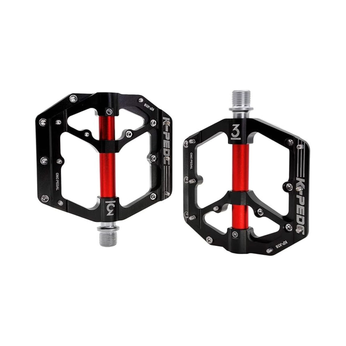 Alloy Black Pedals for electric bikes