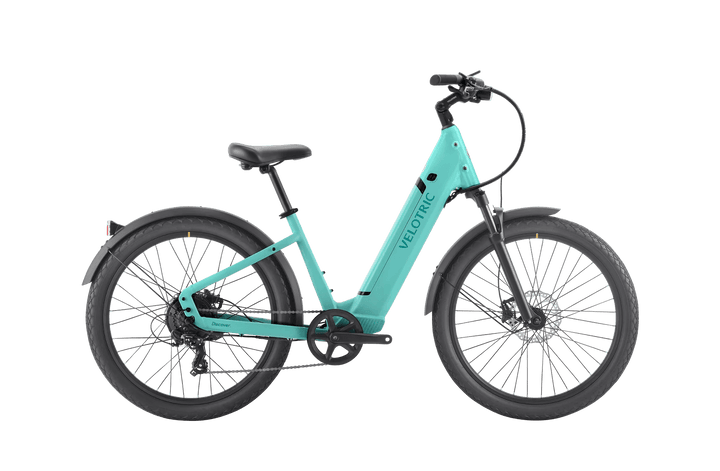 VELOTRIC Discover 1 Plus 500w Step Thru eBike 26x2.5 Urban Electric Urban eBike - Urban eBike - VELOT|URBAN|CYAN|0260 eBike Super Shop