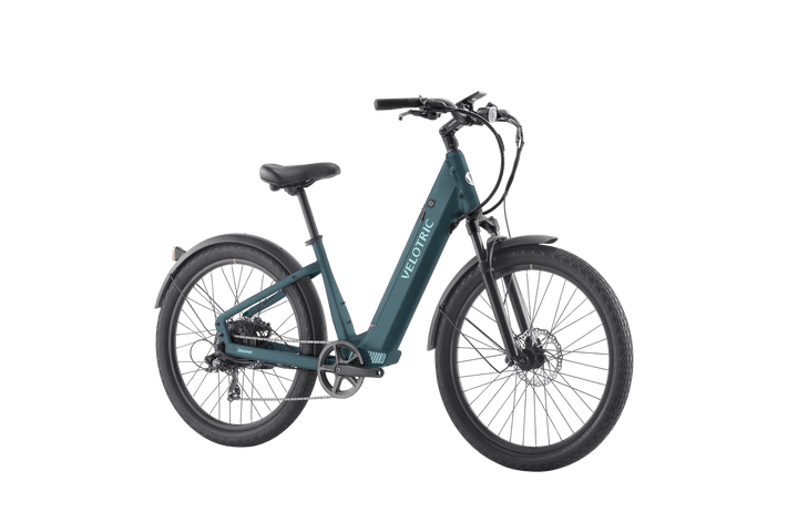 VELOTRIC Discover 1 Plus 500w Step Thru eBike 26x2.5 Urban Electric Urban eBike - Urban eBike - VELOT|URBAN|CYAN|0260 eBike Super Shop