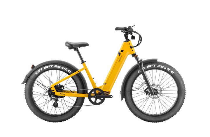 VELOTRIC Nomad 1 750w Step Thru eBike 26x4 Fat Fat Tire Electric Beach Cruiser eBike - Fat Tire Cruiser eBike - eBike Super Shop