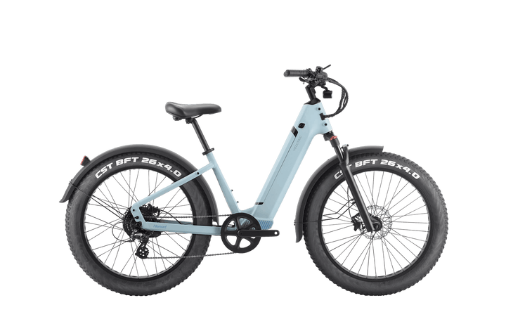 VELOTRIC Nomad 1 750w Step Thru eBike 26x4 Fat Fat Tire Electric Beach Cruiser eBike - Fat Tire Cruiser eBike - eBike Super Shop