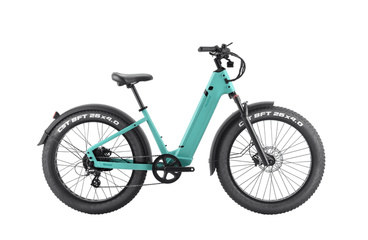 VELOTRIC Nomad 1 750w Step Thru eBike 26x4 Fat Fat Tire Electric Beach Cruiser eBike - Fat Tire Cruiser eBike - eBike Super Shop