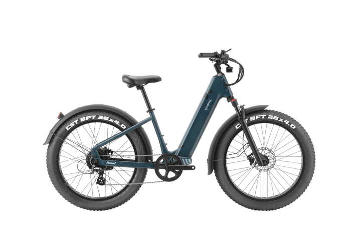 VELOTRIC Nomad 1 750w Step Thru eBike 26x4 Fat Fat Tire Electric Beach Cruiser eBike - Fat Tire Cruiser eBike - eBike Super Shop