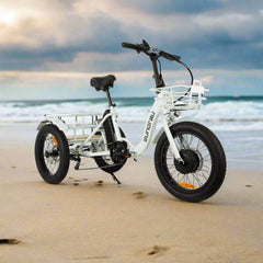 EUNORAU New Trike 500w Trike eBike 20x3 Fat Electric Trike 3 Wheel eBike