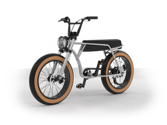 XERO2 Fly R 750 w Moto Ebike 20x4 Fat Tire Electric e - Moto Style eBike - Moto Style - XERO2|MOTO|SILVE|0281 eBike Super Shop