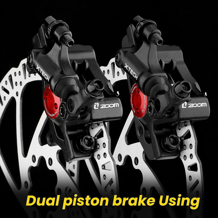 Zoom Xtech HB-100 Bicycle Hydraulic Disc Brake, Road, MTB, E-Bike, Black Zoom Xtech HB-100 Bicycle Hydraulic Disc Brake, Road, MTB, E-Bike, Black